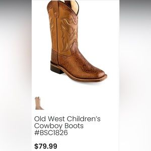 Old west cowboy boots